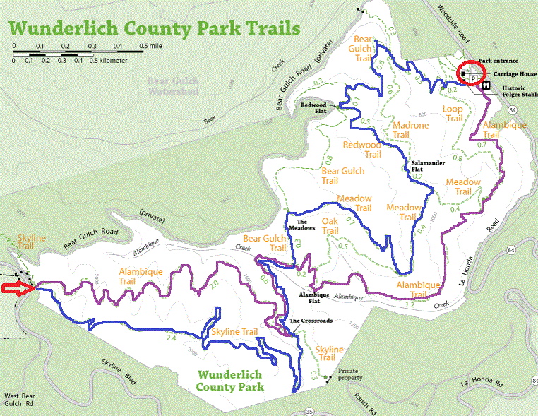 Wunderlich-Trails-Map